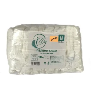 Памперси-гащи за възрастни супер-нощни M (50-80 кг.)