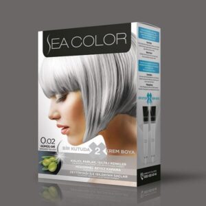 0-02 Sea Color боя за коса сребристо-пепеляв 0-02
