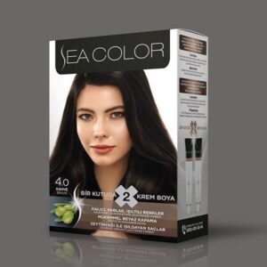 4-0 Боя за коса 4.0 кафяво