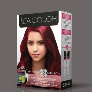 5-65 Боя за коса 5.65 ягодово-червено