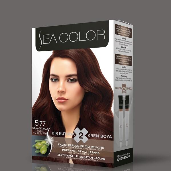 боя за коса 5.77 горещ шоколад Sea Color