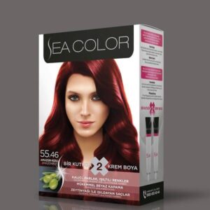 55-46 Боя за коса 55.46 амазонско-червено
