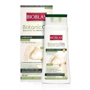 Шампоан с чесън и органични масла BIOBLAS