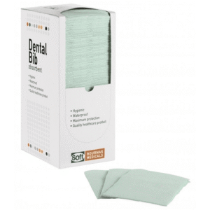 Дентални лигавници в диспенсър зелени