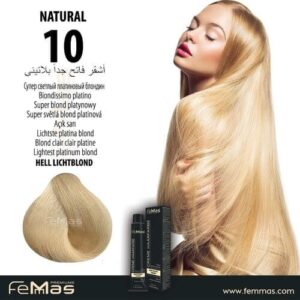 боя коса FemMas платинено русо