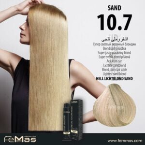 Боя за коса FemMas Светло пясъчно русо