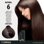 Боя за коса FemMas Тъмно русо