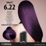 Боя за коса FemMas Наситено тъмно русо виолетово