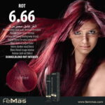 Боя за коса FemMas Наситено червено тъмно русо