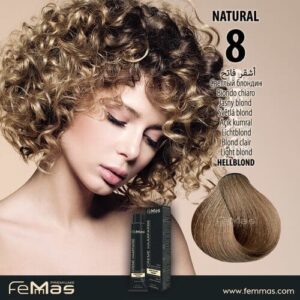 Боя за коса FemMas Светло русо 8