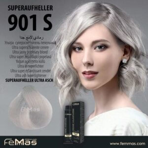 Боя за коса FemMas Ултра пепел суперизсветлител 901S