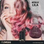 Боя за коса FemMas Метален лилав