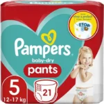 Pampers Baby Dry гащички 5 - 21 броя