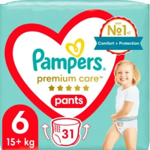 Pampers Premium Care гащички 6 - 31 броя