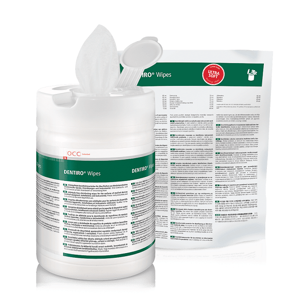 DENTIRO Сет Кърпички за дезинфекция с кутия