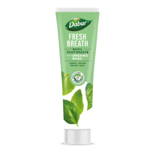 Натурална паста за зъби Dabur с органичен босилек
